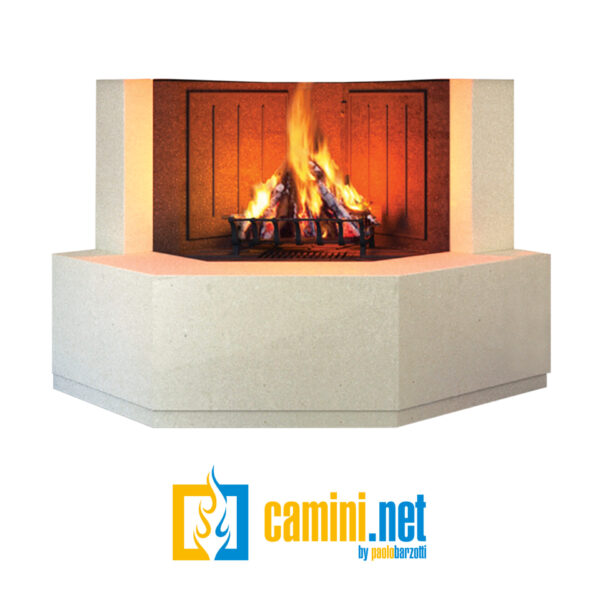 Camino rustico AGE con rivestimento - immagine 2