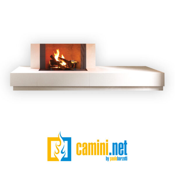 Camino rustico HOMY con rivestimento - immagine 2