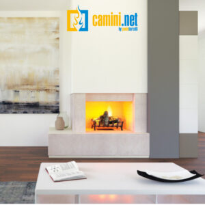 Camino rustico LOFT con rivestimento