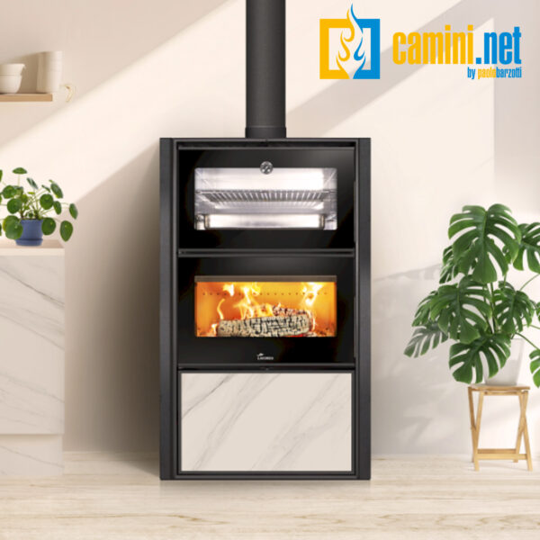Stufa a legna Bergen con forno - immagine 2