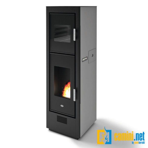 Stufa a pellet Biscotto con forno - immagine 2