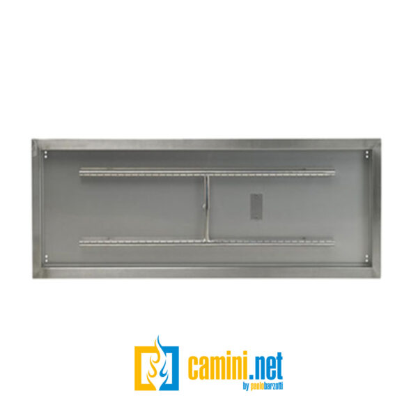 Braciere a gas outdoor rettangolare 100x30 da incasso - immagine 5
