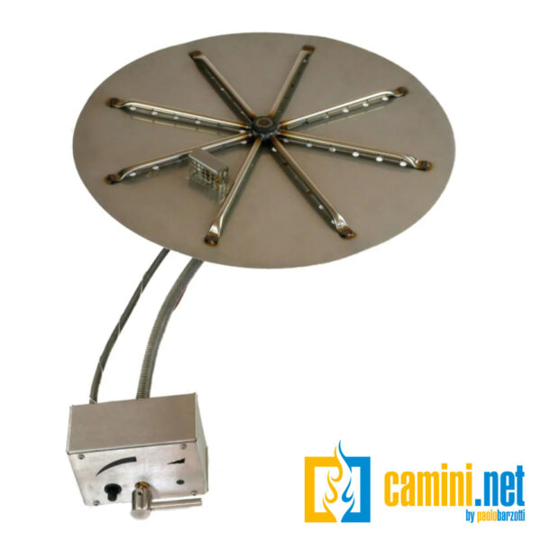 Braciere a gas outdoor circolare Diametro 60 da incasso - immagine 2
