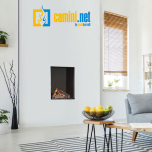 Camino a gas indoor o outdoor Cielo 73 S FRONTALE