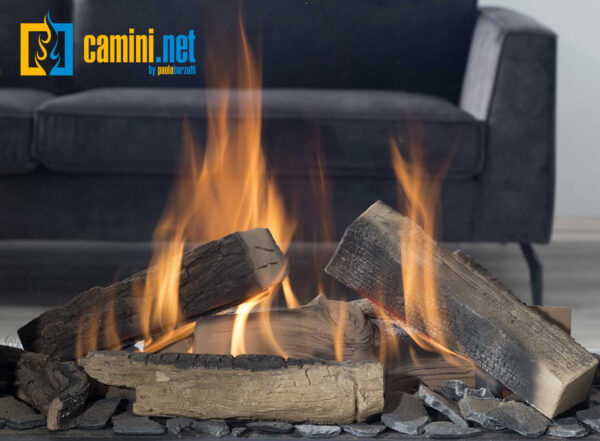 Camino a gas indoor o outdoor Cielo 73 S FRONTALE - immagine 6