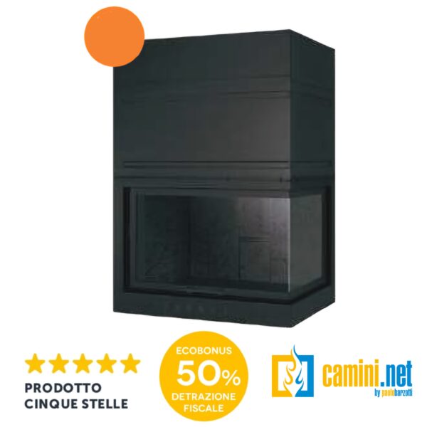 Camino a legna Domus angolare 100 - immagine 2