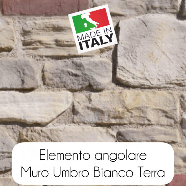 Angolo in pietra ricostruita Muro Umbro (4 COLORAZIONI) - immagine 2