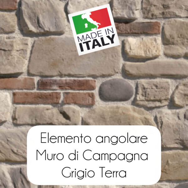 Angolo in pietra ricostruita Muro di Campagna (4 COLORAZIONI) - immagine 5