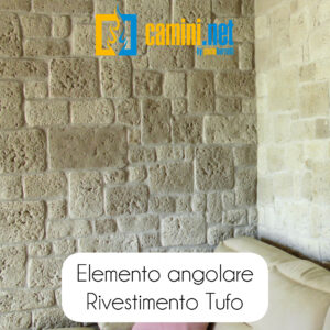 Angolo in pietra ricostruita TUFO (2 colorazioni)