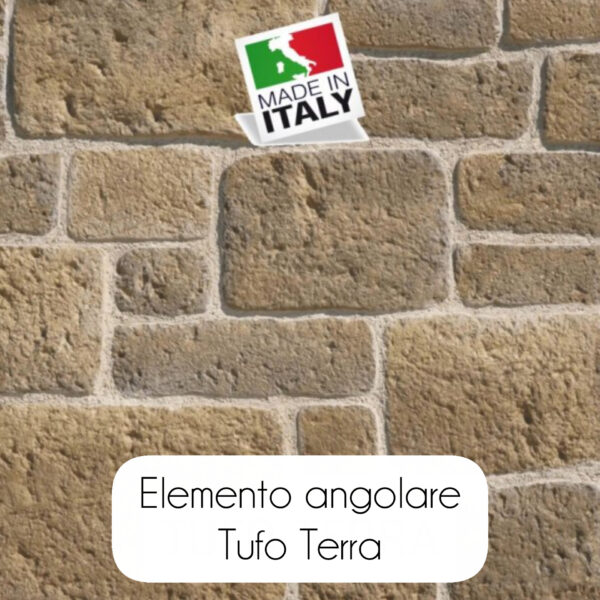 Angolo in pietra ricostruita TUFO (2 colorazioni) - immagine 2