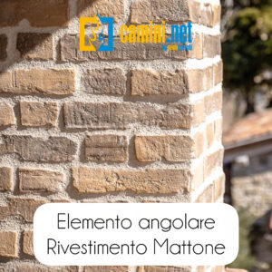 Angolo in pietra ricostruita Mattone (7 COLORAZIONI)