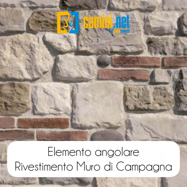 Angolo in pietra ricostruita Muro di Campagna (4 COLORAZIONI)