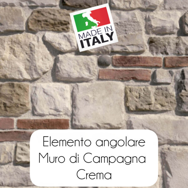 Angolo in pietra ricostruita Muro di Campagna (4 COLORAZIONI) - immagine 4