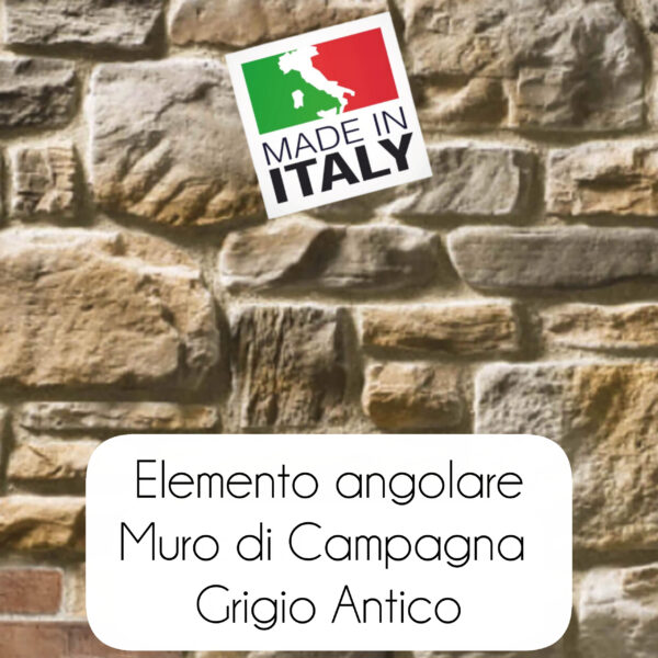 Angolo in pietra ricostruita Muro di Campagna (4 COLORAZIONI) - immagine 3