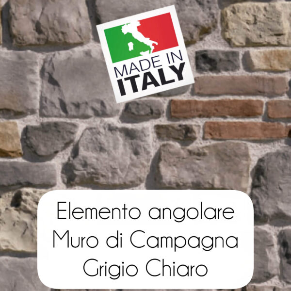 Angolo in pietra ricostruita Muro di Campagna (4 COLORAZIONI) - immagine 2