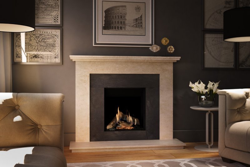 Gas efficiente per camini