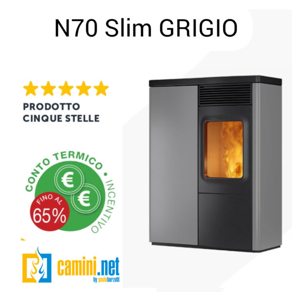 Stufa a pellet N70 SLIM - immagine 5