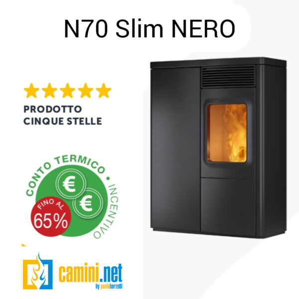 Stufa a pellet N70 SLIM - immagine 3