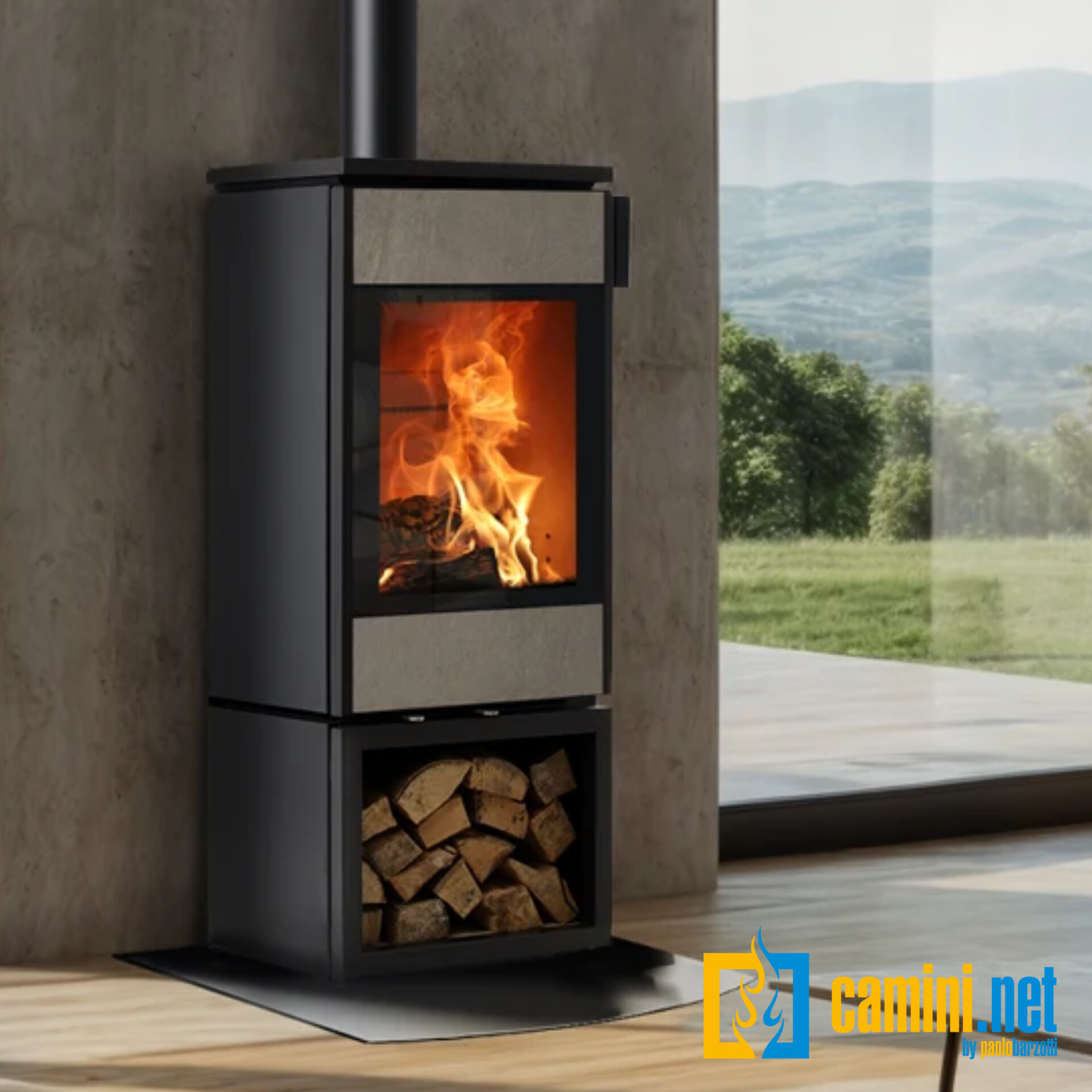 Stufa a legna 700 7,2 kW / 8,8 kW