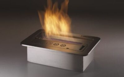 Bruciatore a bioetanolo per camini su misura in cartongesso