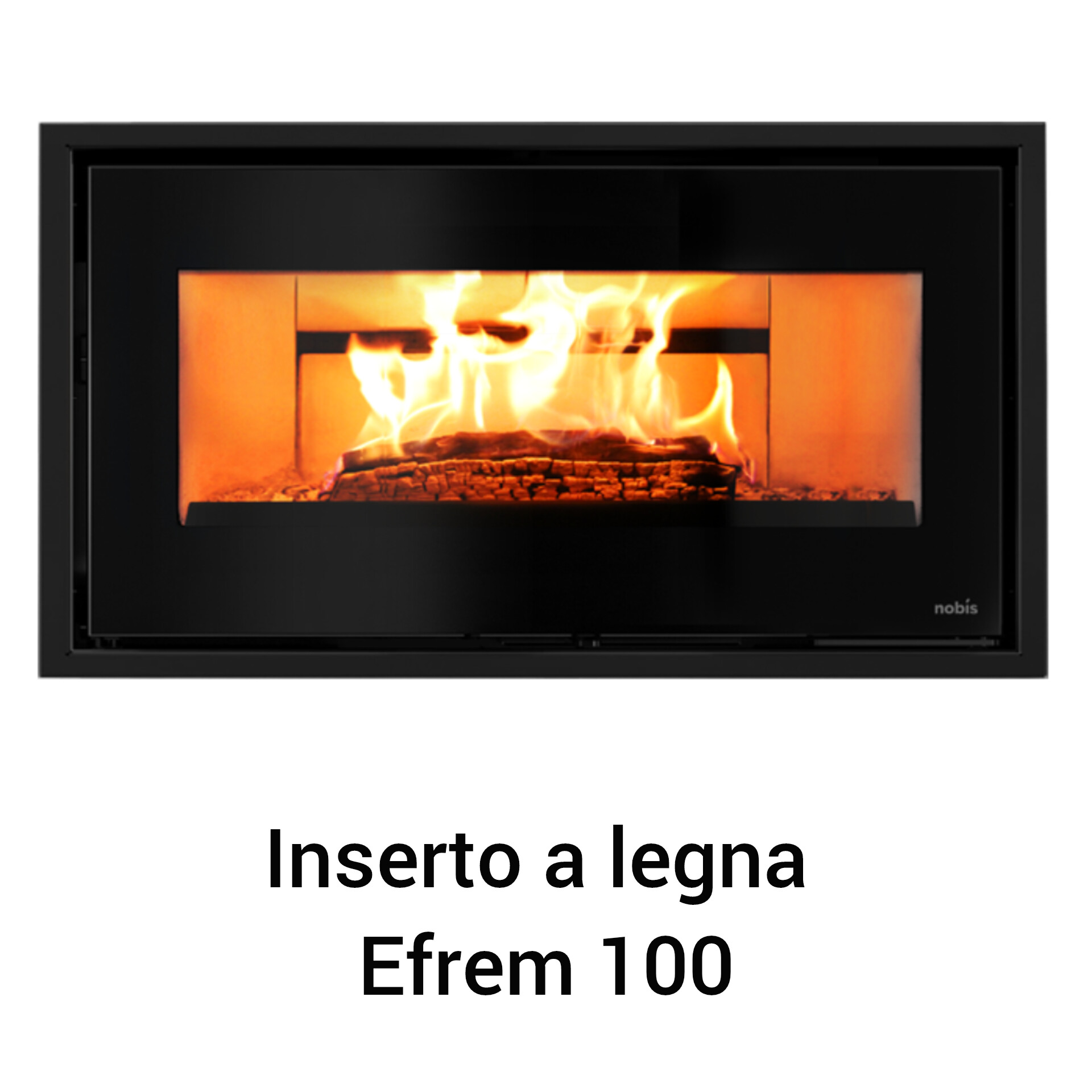 Inserto a legna EFREM 100 5 STELLE - immagine 2