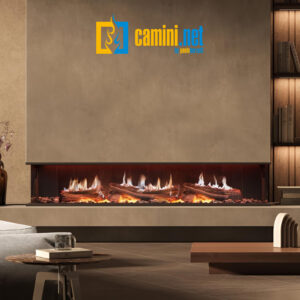 CAMINO ELETTRICO OLOGRAFICO FIRE PLAY PANORAMA