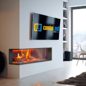 CAMINO ELETTRICO OLOGRAFICO FIRE PLAY ANGOLARE