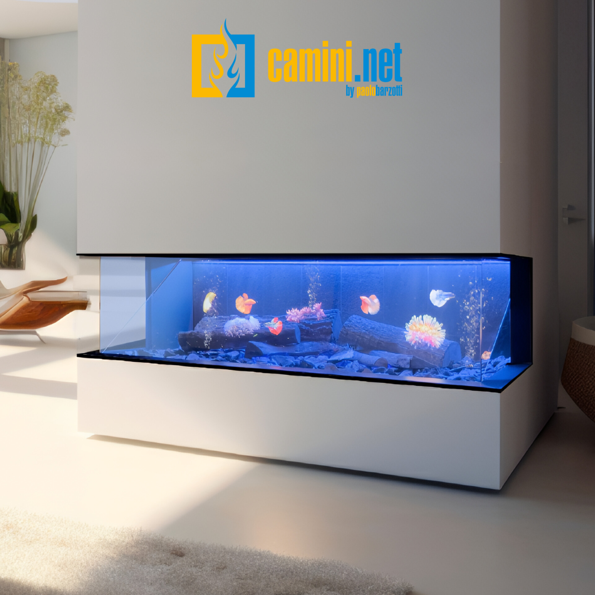 CAMINO ELETTRICO OLOGRAFICO FIRE PLAY PANORAMA - immagine 2