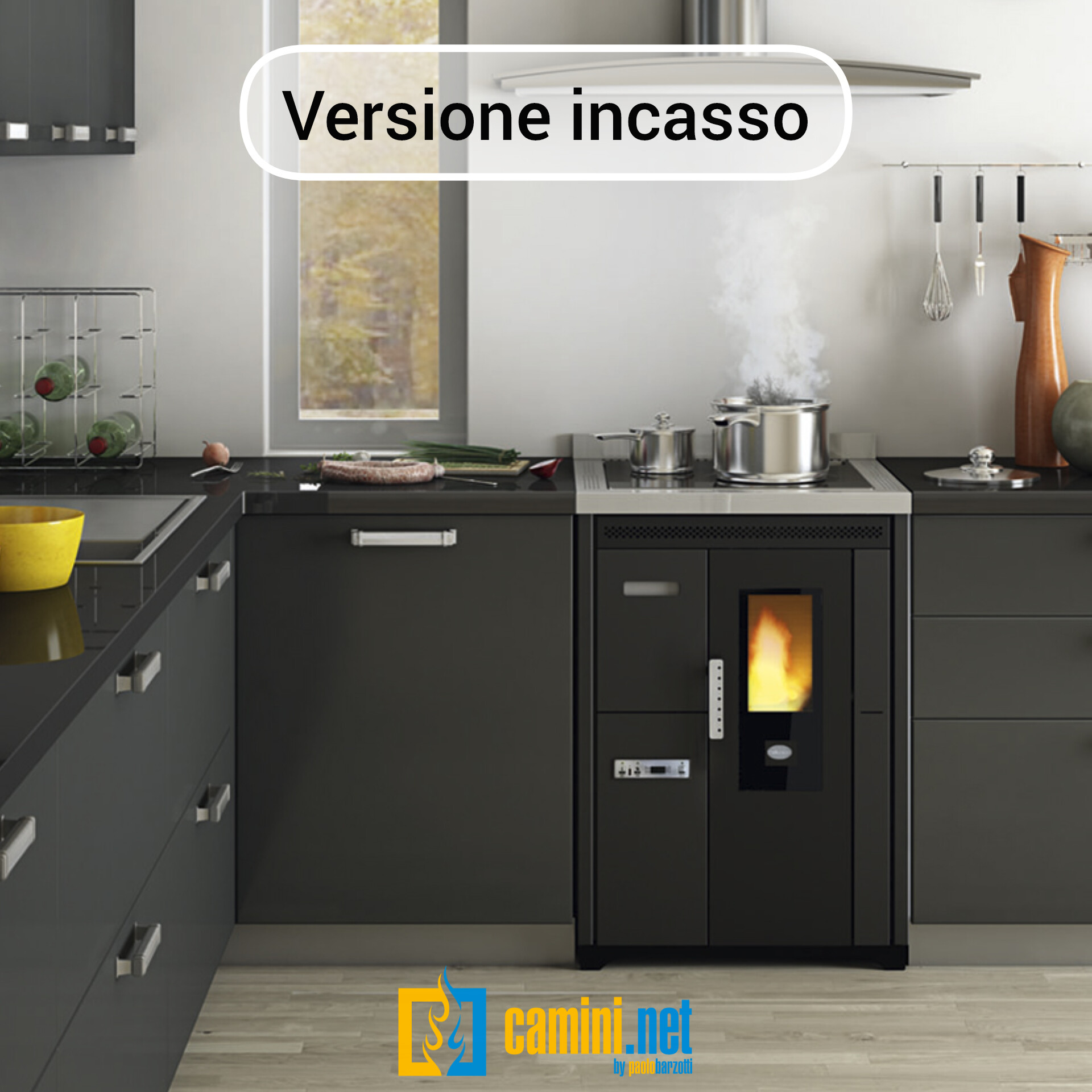 Cucina a pellet Nina ventilata - immagine 5