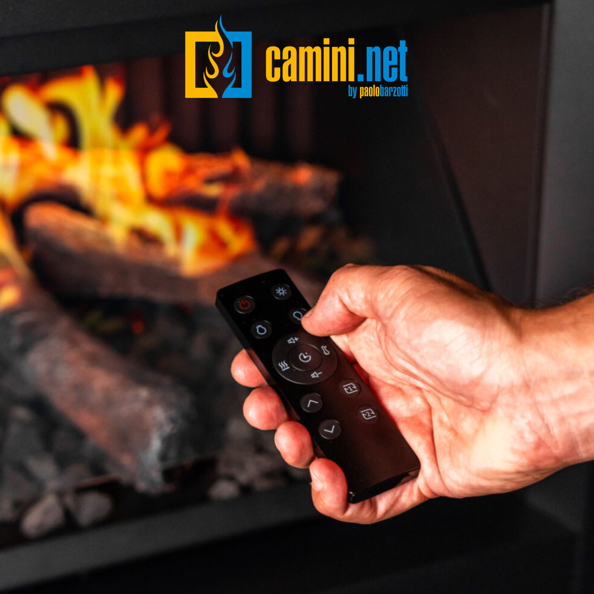 STUFA ELETTRICA OLOGRAFICA MIZAR - immagine 3