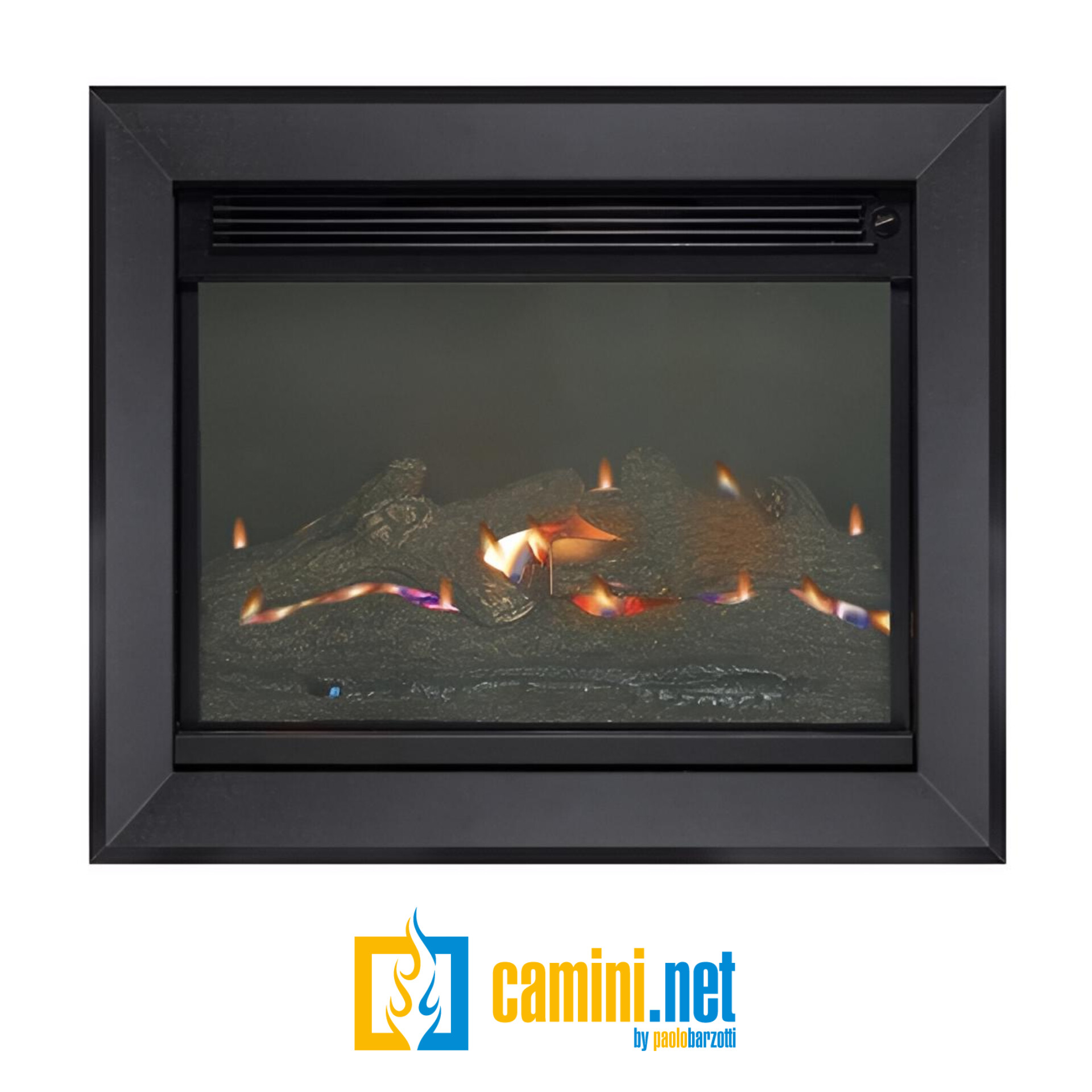 Camino a gas senza canna fumaria 80x66 - immagine 3